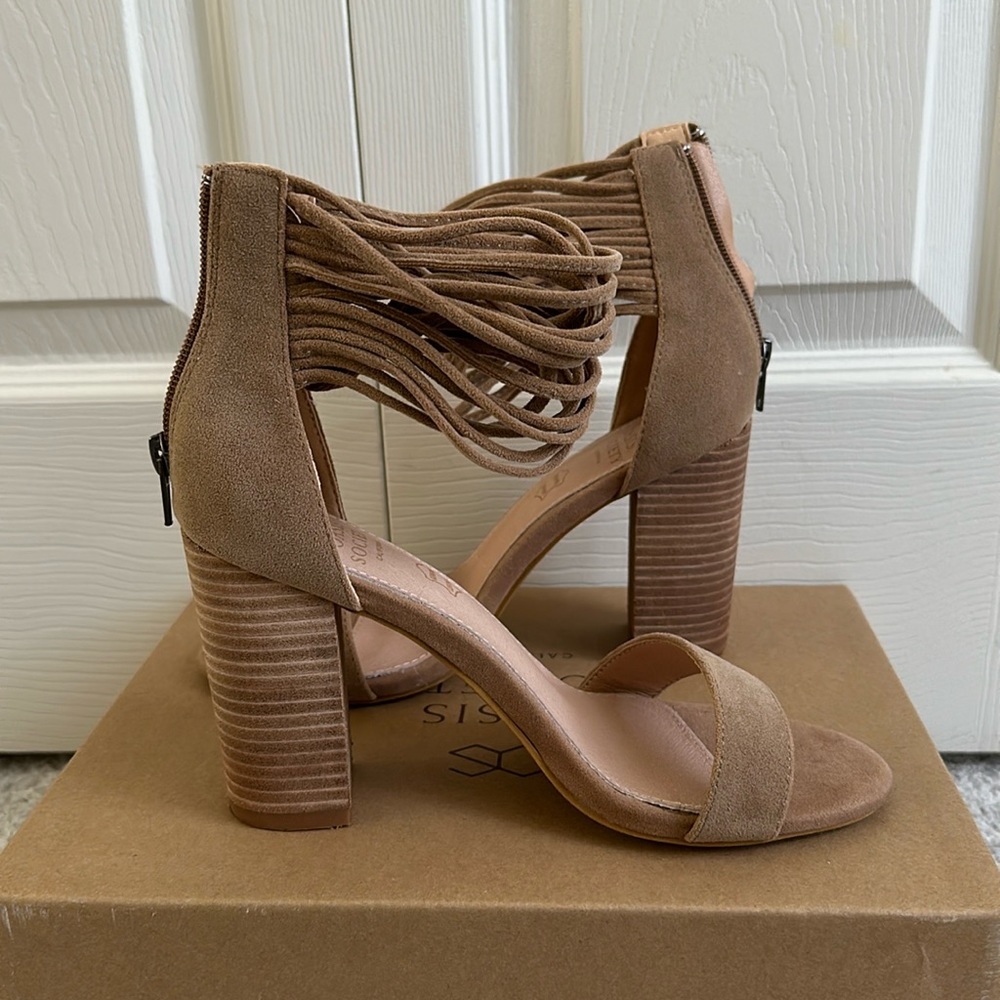 Faux Suede Strappy Sandal
